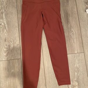 light maroon women’s leggings